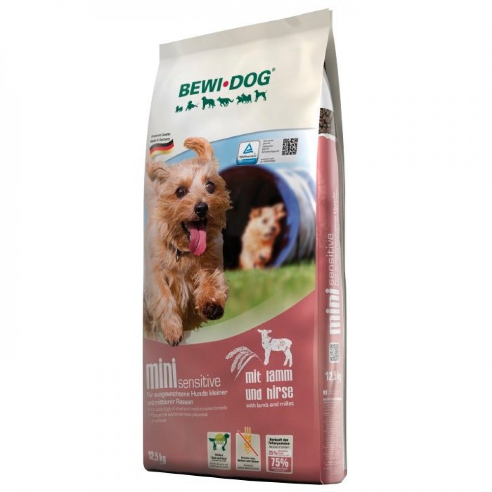 Bewi Dog Mini Sensitive. Pentru câinii adulți de rase mici și mijlocii. 