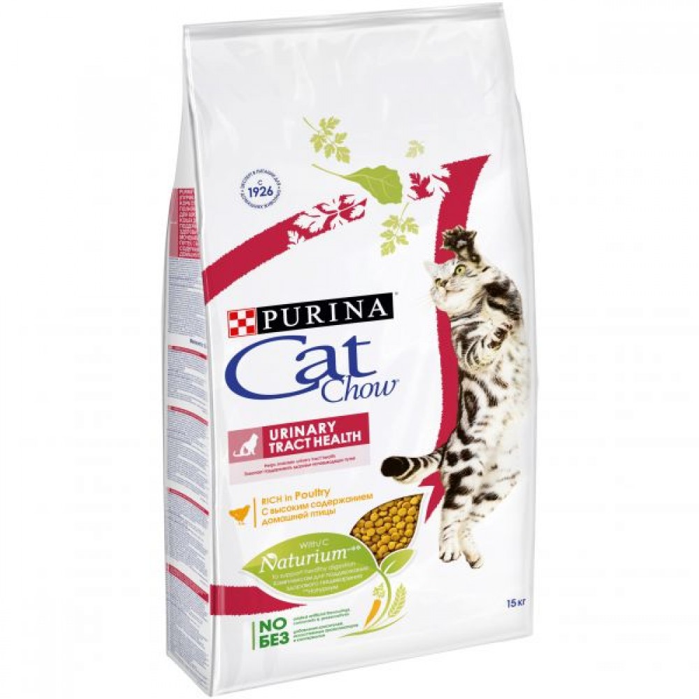 Cat Chow  Сухой корм для кошек  для поддержания здоровья мочевыводящих путей, домашняя птица 