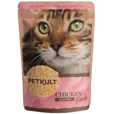  Petkult Hrana umeda pentru pisici cu pui