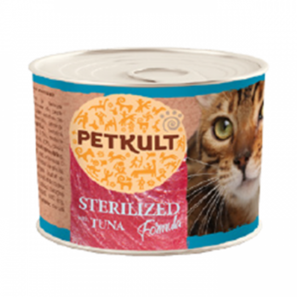 Petkult Sterilized Влажный корм для кошек с тунцом